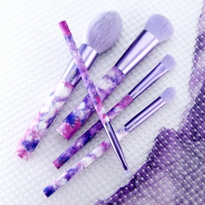 MODA Brush Tie Dye 5pc Makeup Brush Set, Includes Blush, Complexion, And Crease Makeup Brushes 2 MODA Brush Tie Dye 5pc Makeup Brush Set, Includes Blush, Complexion, And Crease Makeup Brushes - Image 2