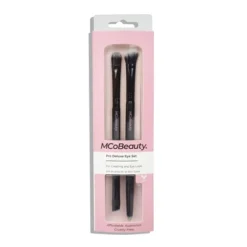 MCoBeauty Pro Deluxe Eye Set - Eye Makeup Brush Set - 2 Pc