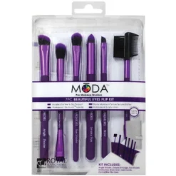 MODA Brush Beautiful Eyes Travel Sized 7pc Flip Kit Makeup Brush Set, Includes Shader, Crease, And Smoky Eye Makeup Brushes 9 MODA Brush Beautiful Eyes Travel Sized 7pc Flip Kit Makeup Brush Set, Includes Shader, Crease, And Smoky Eye Makeup Brushes -Stilacare Store GUEST 19aaad22 dfb3 498f 9506 47052b353e57