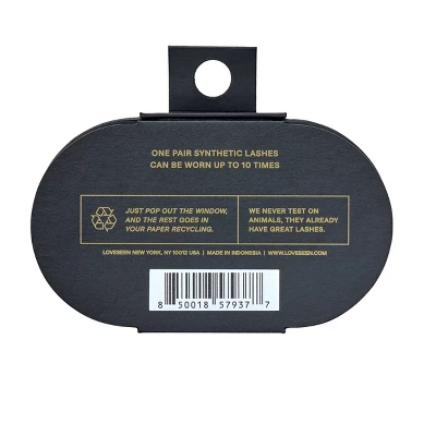 LoveSeen Featherlift ETTA False Eyelashes - Black - 1 Pair 1 LoveSeen Featherlift ETTA False Eyelashes - Black - 1 Pair