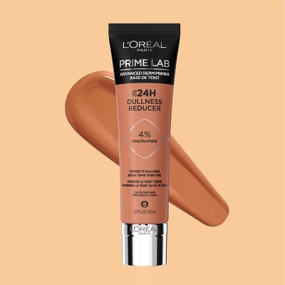 L’Oréal Paris L'Oreal Paris Up To 24hr Lab Primer - Dullness Reducer - 1 Fl Oz 1 L’Oréal Paris L'Oreal Paris Up To 24hr Lab Primer - Dullness Reducer - 1 Fl Oz