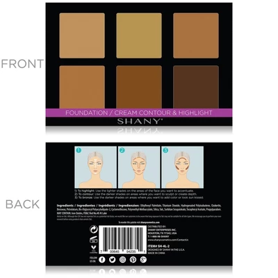 SHANY 4-Layer Contour Makeup Palettes - Refills 2 SHANY 4-Layer Contour Makeup Palettes - Refills - Image 2