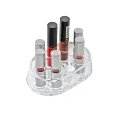 Azar Displays Lipstick Organizer 8 Compartments- Round Slot