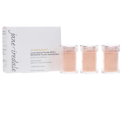 Jane Iredale Amazing Base Refill 3 Pack Natural 6 Jane Iredale Amazing Base Refill 3 Pack Natural - Image 6