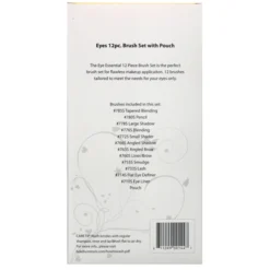 Bdellium Tools Studio Line, Eyes Brush Set And Pouch, 12 Pc Set -Stilacare Store GUEST 38992553 4006 4fae a6f1 0c6cb82786c1