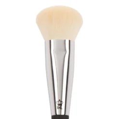 OMNIA Brush Professional Complexion Silver Makeup Brush, BOM-185