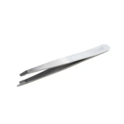 Browgame Original Slanted Tweezer - Tweezers For Fine Hair - White - 1 Pc
