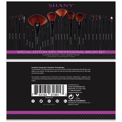 SHANY Professional Makeup Brush Set - 32 Pieces 1 SHANY Professional Makeup Brush Set - 32 Pieces