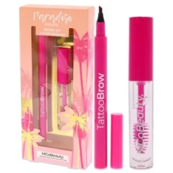 Paradise Escape Brow Kit By MCoBeauty For Women - 2 Pc 0.05oz Tatto Brown Light-Medium, 0.08oz Clear Brow Gel -Stilacare Store GUEST 7aaf9628 fc67 43e6 86c0 75b57fa4dddb