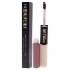 Matte Silk Effect Lip Duo - Blushing Nude By Make-Up Studio For Women - 2 X 0.1 Oz Lipstick -Stilacare Store GUEST 8fbb301c f911 4742 87e2 d5082b9af50e