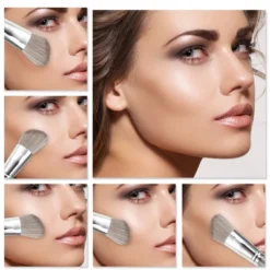 Unique Bargains Foundation Powder Concealers Eye Shadows Makeup Brushes And Storage Case Gray 14 Pcs -Stilacare Store GUEST 906f52ec 1539 4987 a742 c5881d2257b3