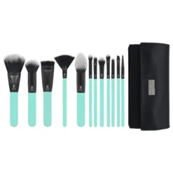 MODA Brush Pro Full Face 13pc Makeup Brush Set With Wrap, Includes Flat Powder, Highlight, And Crease Makeup Brushes -Stilacare Store GUEST a32e536e 1210 42d0 a004 100f269fd89d