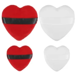 Unique Bargains Soft Heart Shape Puff Loose Powder Blender Beauty Makeup Tool Short Plush 4 Pcs 20 Unique Bargains Soft Heart Shape Puff Loose Powder Blender Beauty Makeup Tool Short Plush 4 Pcs -Stilacare Store GUEST a6f58094 1514 4d66 880c ba0e4ab8b0d8