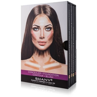 SHANY 4-Layer Contour And Highlight Makeup Kit - 4 Pieces 1 SHANY 4-Layer Contour And Highlight Makeup Kit - 4 Pieces