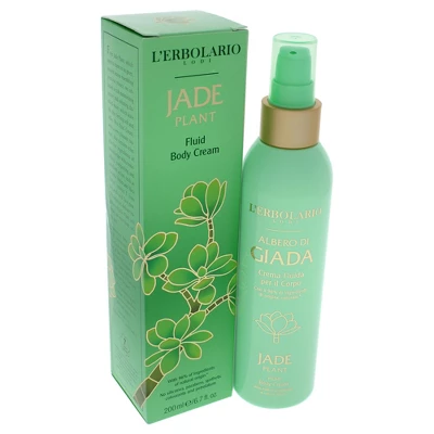 L'Erbolario Jade Plant Fluid Body Cream - Firming Body Lotion - 6.7 Oz 2 L'Erbolario Jade Plant Fluid Body Cream - Firming Body Lotion - 6.7 Oz - Image 2