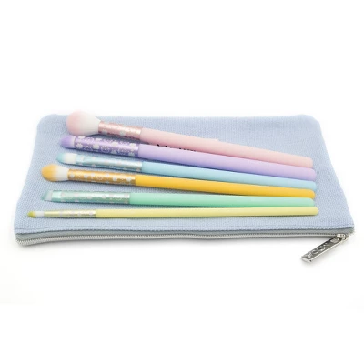 MODA Brush Posh Pastel Delicate Eye 7pc Makeup Brush Kit, Includes Smoky Eye, Crease, And Shadow Makeup Brushes 4 MODA Brush Posh Pastel Delicate Eye 7pc Makeup Brush Kit, Includes Smoky Eye, Crease, And Shadow Makeup Brushes - Image 4