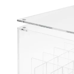 Glamlily Large Acrylic Lipstick Organizer And Lip Gloss Holder With 35 Compartments And Lid, Clear, 7.8 X 5.8 X 4.4 In -Stilacare Store GUEST b1b928d6 9c39 486e 98ee 95658ccad70a