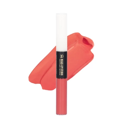 Make-Up Studio Amsterdam Matte Silk Effect Lip Duo - Women Lipsticks - Charming Coral - 2 Pc 3 Make-Up Studio Amsterdam Matte Silk Effect Lip Duo - Women Lipsticks - Charming Coral - 2 Pc - Image 3