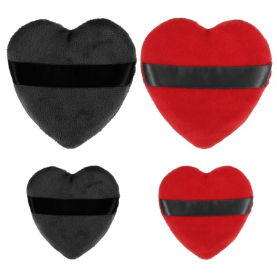 Unique Bargains Soft Heart Shape Puff Loose Powder Blender Beauty Makeup Tool Short Plush 4 Pcs 7 Unique Bargains Soft Heart Shape Puff Loose Powder Blender Beauty Makeup Tool Short Plush 4 Pcs - Image 7