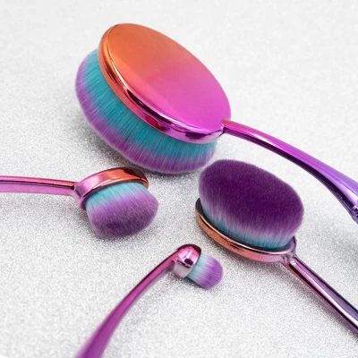 MODA Brush Prismatic Face Perfecting 4pc Makeup Brush Kit, Includes Foundation, Contour, And Concealer Makeup Brushes 2 MODA Brush Prismatic Face Perfecting 4pc Makeup Brush Kit, Includes Foundation, Contour, And Concealer Makeup Brushes - Image 2