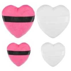 Unique Bargains Soft Heart Shape Puff Loose Powder Blender Beauty Makeup Tool Short Plush 4 Pcs 28 Unique Bargains Soft Heart Shape Puff Loose Powder Blender Beauty Makeup Tool Short Plush 4 Pcs -Stilacare Store GUEST cf415d13 c868 4c79 a530 5aa39332f72f