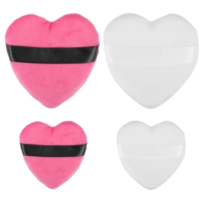 Unique Bargains Soft Heart Shape Puff Loose Powder Blender Beauty Makeup Tool Short Plush 4 Pcs 14 Unique Bargains Soft Heart Shape Puff Loose Powder Blender Beauty Makeup Tool Short Plush 4 Pcs - Image 14