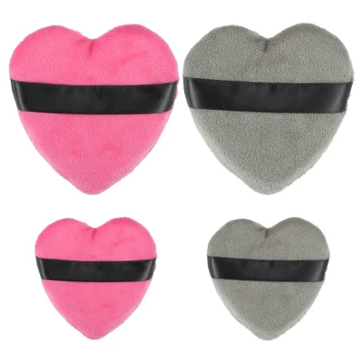 Unique Bargains Soft Heart Shape Puff Loose Powder Blender Beauty Makeup Tool Short Plush 4 Pcs 15 Unique Bargains Soft Heart Shape Puff Loose Powder Blender Beauty Makeup Tool Short Plush 4 Pcs - Image 15