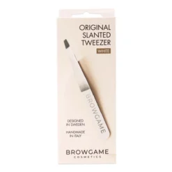 Browgame Original Slanted Tweezer - Tweezers For Fine Hair - White - 1 Pc -Stilacare Store GUEST d758313e 7773 47f4 a2d4 955bac06ac22