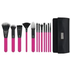 MODA Brush Pro Full Face 13pc Makeup Brush Set With Wrap, Includes Flat Powder, Highlight, And Crease Makeup Brushes -Stilacare Store GUEST da4d83f4 b02b 42b0 9e13 ff488f847de1