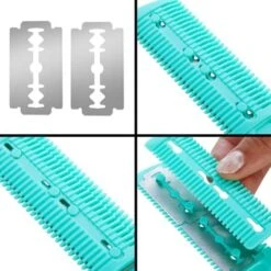 Glamlily 4 Pack Hair Thinning Comb Set, Razor Combs For Women (Assorted Colors, 7.1x1.2 Inches) -Stilacare Store GUEST dce3cd7d ae0f 4c3f afce 6f8280000f52