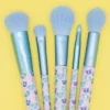 MODA Brush Pretty Paws 5pc Puppy Makeup Brush Kit, Includes Domed Shader, Angle Liner, And Accentuate Makeup Brushes