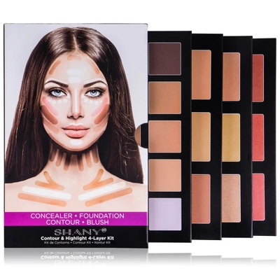 SHANY 4-Layer Contour And Highlight Makeup Kit - 4 Pieces 4 SHANY 4-Layer Contour And Highlight Makeup Kit - 4 Pieces - Image 4