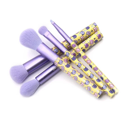 MODA Brush Pretty Paws 5pc Kitty Makeup Brush Kit, Includes Domed Shader, Angle Liner, And Accentuate Makeup Brushes 4 MODA Brush Pretty Paws 5pc Kitty Makeup Brush Kit, Includes Domed Shader, Angle Liner, And Accentuate Makeup Brushes - Image 4