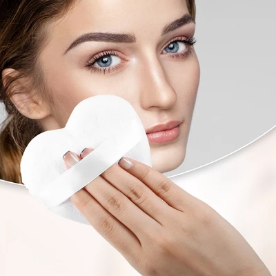 Unique Bargains Soft Heart Shape Puff Loose Powder Blender Beauty Makeup Tool Short Plush 4 Pcs 1 Unique Bargains Soft Heart Shape Puff Loose Powder Blender Beauty Makeup Tool Short Plush 4 Pcs